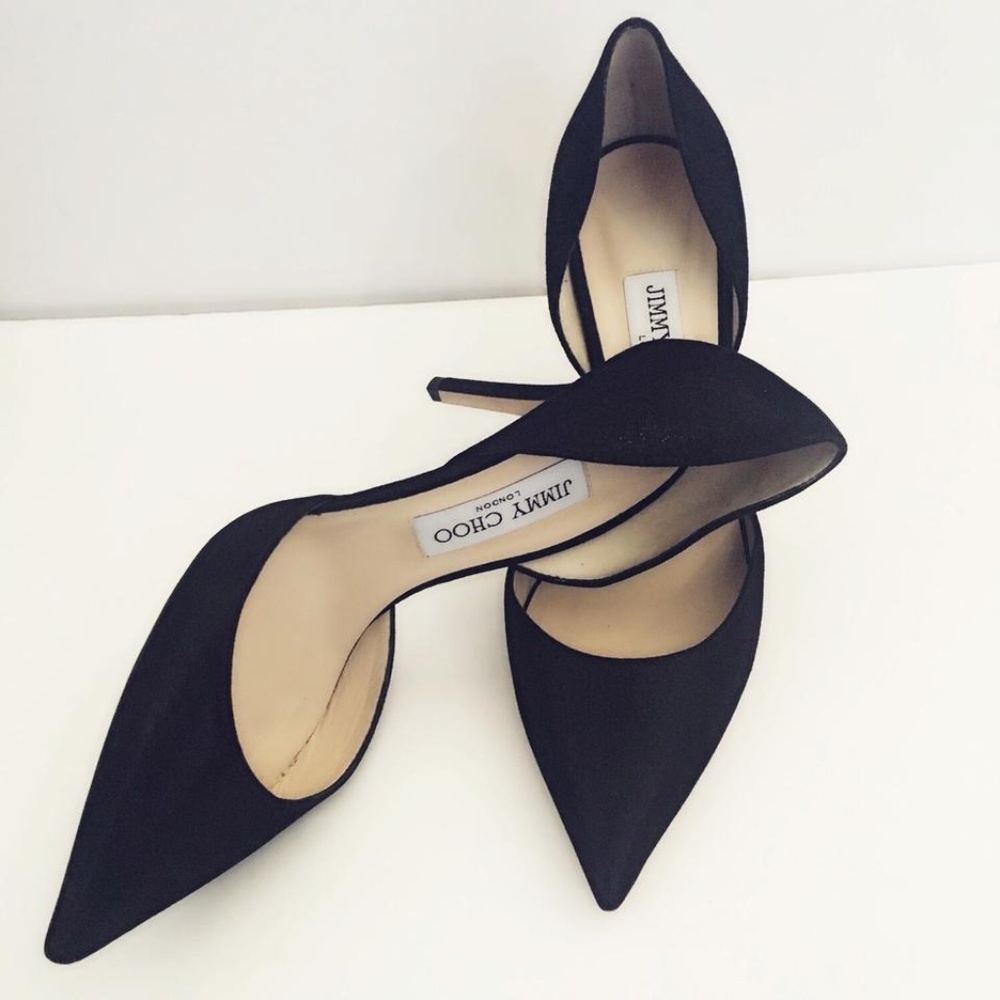 JIMMY CHOO d'Orsay Shimmer Pump 36